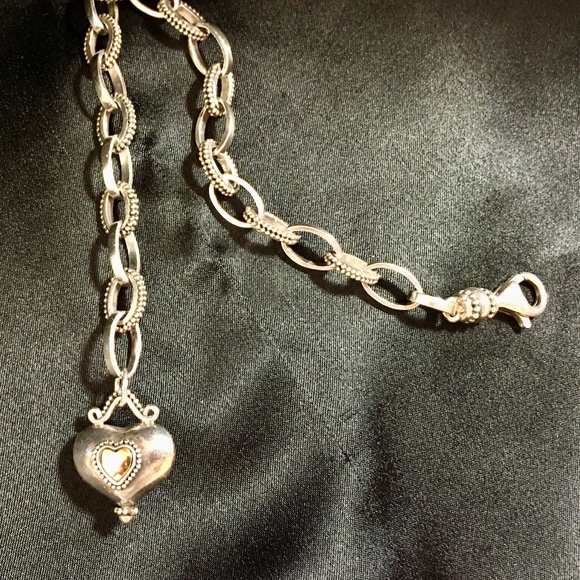 Brighton Sterling Silver Necklace and Bracelet Set - Picture 3 of 8